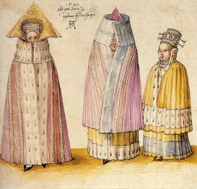 Three Mighty Ladies from Livonia by Albrecht Dürer